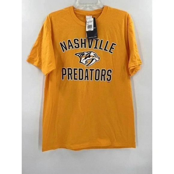 NEW Fanatics Nashville Predators Graphic Logo T-Shirt NHL Hockey Men’s Medium - Picture 1 of 9